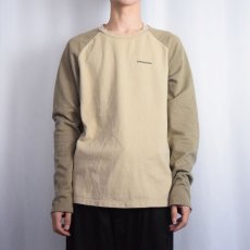 画像3: 2019AW Patagonia ロゴプリントラグランロンT M (3)