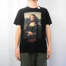 画像2: LEONARD DE VINCI "モナ・リザ" アートプリントTシャツ (2)