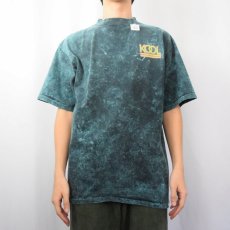 画像3: 90's KOOL USA製 タバコ企業 ケミカルウォッシュ ロゴプリントTシャツ XL (3)