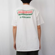 画像4: Krispy Kreme Doughnuts ドーナツショップ ロゴプリントTシャツ L (4)