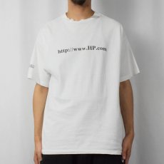 画像3: 90's hp USA製 コンピューター企業 ネットワークプリントTシャツ XL (3)