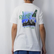 画像4: 90's ROLLING ROCK USA製 ビールロゴプリントTシャツ L (4)