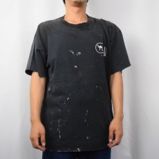 画像3: 90〜2000's USA製 "where it's @" ペンキペイント ラクダプリントTシャツ XL (3)