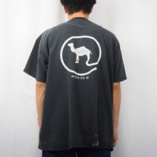 画像4: 90〜2000's USA製 "where it's @" ペンキペイント ラクダプリントTシャツ XL (4)