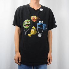 画像2: NEFF×SESAME STREET "Death Row Records" パロディTシャツ L (2)