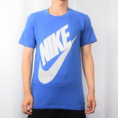 画像2: 90's NIKE 銀タグ USA製 ロゴプリントTシャツ M (2)