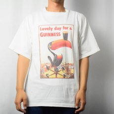 画像2: GUINNESS BEER "Lovely day for a GUINESS" ビールメーカー プリントTシャツ L (2)