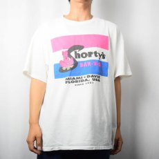 画像3: 90's Shorty's Bar-B-Q 飲食店 ロゴプリントTシャツ XL (3)