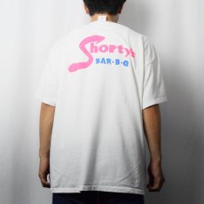 画像4: 90's Shorty's Bar-B-Q 飲食店 ロゴプリントTシャツ XL (4)