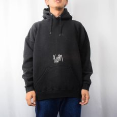 画像3: Korn メタルバンドスウェットフーディー BLACK XL (3)