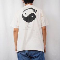 画像4: 90's USA製 "阴阳" 陰陽プリントTシャツ L (4)