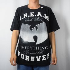 画像2: WU-TANG CLAN "C.R.E.A.M." ヒップホップTシャツ L (2)