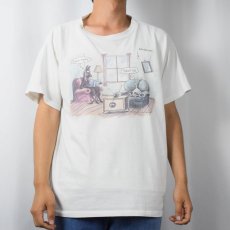 画像2: 90's THE FAR SIDE USA製 シュールイラストプリントTシャツ L (2)