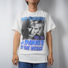 画像3: 1996 ROD STEWART "A SPANNER IN THE WARKS" ロックミュージシャンツアーTシャツ XL (3)