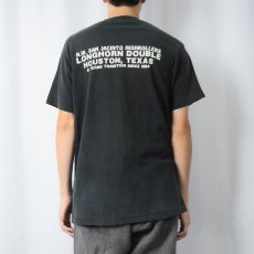 画像4: 90's USA製 "LONGHORN DOUBLE '99" プリントTシャツ M (4)