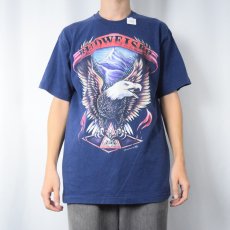 画像2: 90's Budweiser USA製 ビールメーカー イーグルプリントTシャツ L (2)