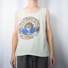 画像2: 80's GRATEFUL DEAD ロックバンドタンクトップ XL (2)