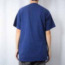 画像3: 90's adidas USA製 ロゴプリントTシャツ NAVY M (3)