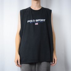 画像2: 90's POLO SPORT Ralph Lauren ロゴプリントタンクトップ XL (2)