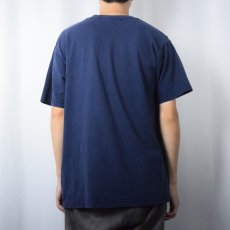 画像3: 90's Pillsbury Doughboy キャラクタープリントTシャツ NAVY (3)