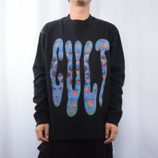 画像3: CULTURES "CULT LOGO L/S" BLACK 【L】 (3)