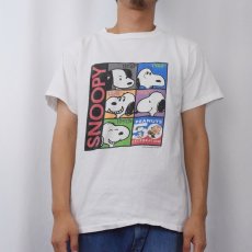 画像2: 90's SNOOPY USA製 "PEANUTS 50 CELEBRATION" キャラクタープリントTシャツ M (2)