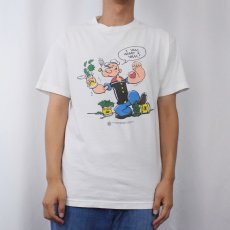 画像2: 90's POPEYE "I YAM WHAT I YAM!" キャラクタープリントTシャツ (2)