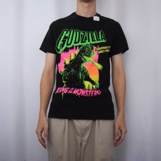 画像2: GODZILLA "KING OF THE MONSTERS!" キャラクタープリントTシャツ M (2)