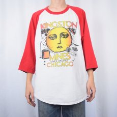 画像3: KINGSTON MINES CHICAGO ブルースライブハウス プリントリンガーTシャツ XL (3)