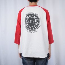 画像4: KINGSTON MINES CHICAGO ブルースライブハウス プリントリンガーTシャツ XL (4)