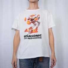 画像2: 90's SEGASONIC THE HEDGEHOG "Dr. EGGMAN" キャラクタープリントTシャツ (2)