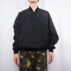 画像2: 90's Swingster USA製 プルオーバージャケット BLACK XL (2)