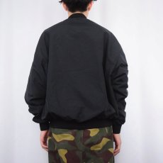 画像3: 90's Swingster USA製 プルオーバージャケット BLACK XL (3)