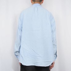 画像3: Ralph Lauren "BIG SHIRT" ロゴ刺繍 ボタンダウン シャンブレーシャツ L (3)