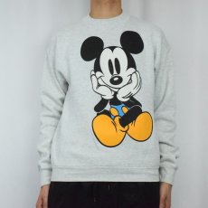 画像3: 90's MICKEY&CO. 青パンミッキー キャラクタープリントスウェット (3)