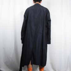 画像3: LANVIN シルクステンカラーコート BLACK (3)