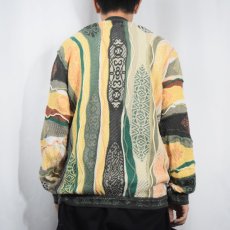 画像3: 90's COOGI AUSTRALIA製 3Dコットンニットセーター L (3)