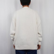 画像3: 90's GAP コットンニットカーディガン L (3)