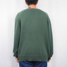 画像3: 90's GAP コットンニットカーディガン XL (3)