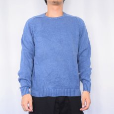 画像2: 90's LANDS'END JAPAN製 コットンニットセーター M (2)