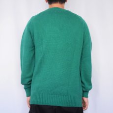 画像3: 90's LANDS'END USA製 コットンニットセーター M (3)