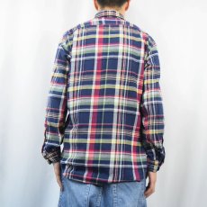 画像3: POLO Ralph Lauren チェック柄 ヘビーネルシャツ S (3)