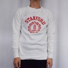 画像2: 〜80's "STANFORD" プリントラグランスウェット (2)