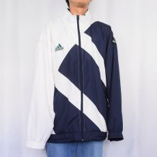 画像3: 90's adidas EQUIPMENT ロゴ刺繍 ジップジャケット XL (3)