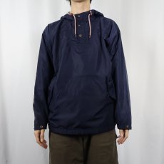 画像2: 90's GAP ラビットフード ナイロンアノラックパーカー NAVY S (2)