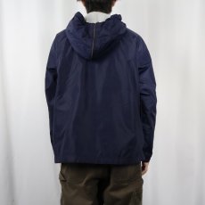 画像3: 90's GAP ラビットフード ナイロンアノラックパーカー NAVY S (3)