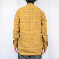 画像3: 60's PENDLETON チェック柄 3点留め ウールシャツ M (3)