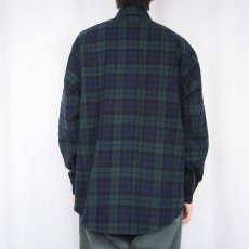 画像3: 90's〜 PENDLETON USA製 チェック柄 ウールシャツ L (3)