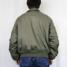 画像3: 80's U.S.AIR FORCE CWU-45/P フライトジャケット LARGE (3)