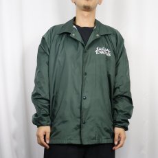 画像3: SUICIDAL TENDENCIES ハードコアバンド ナイロンコーチジャケット GREEN XL (3)